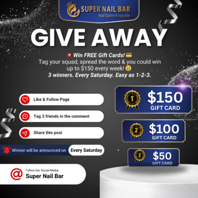 Giveaway Gift Card | Super Nail Bar