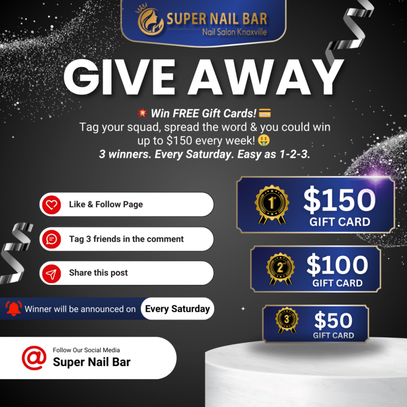 Giveaway Gift Card | Super Nail Bar