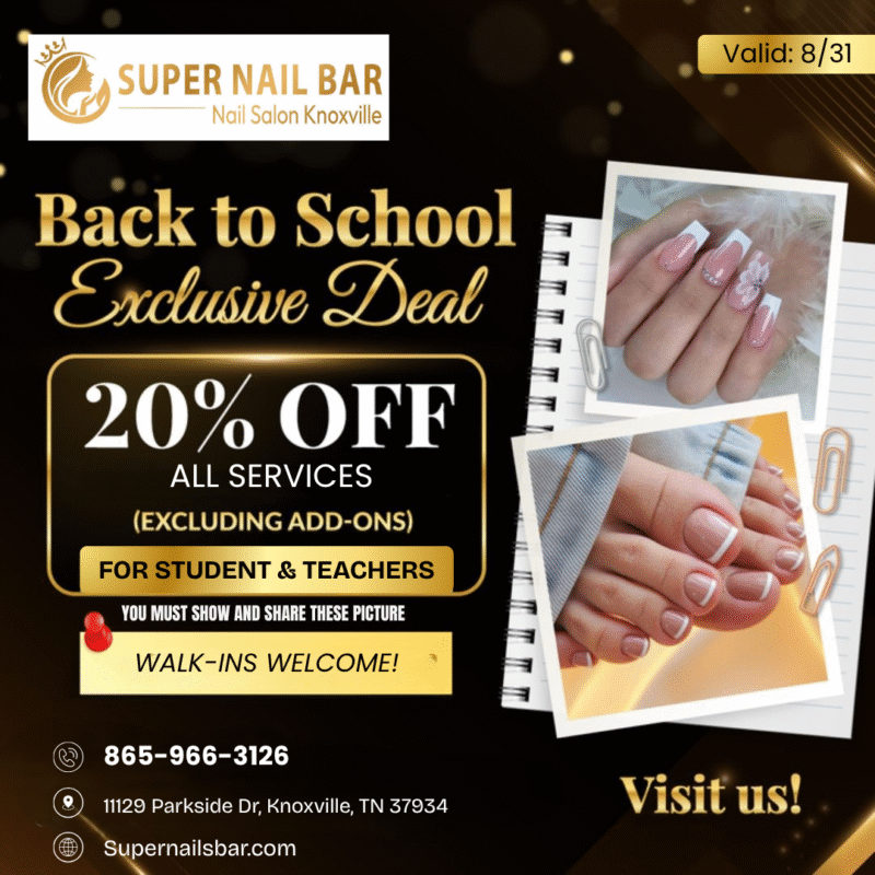 Nail Salon Turkey Creek | Back To School - 20% OFF