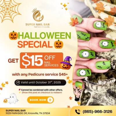 Halloween Nail Specials in Knoxville, TN | Super Nail Bar