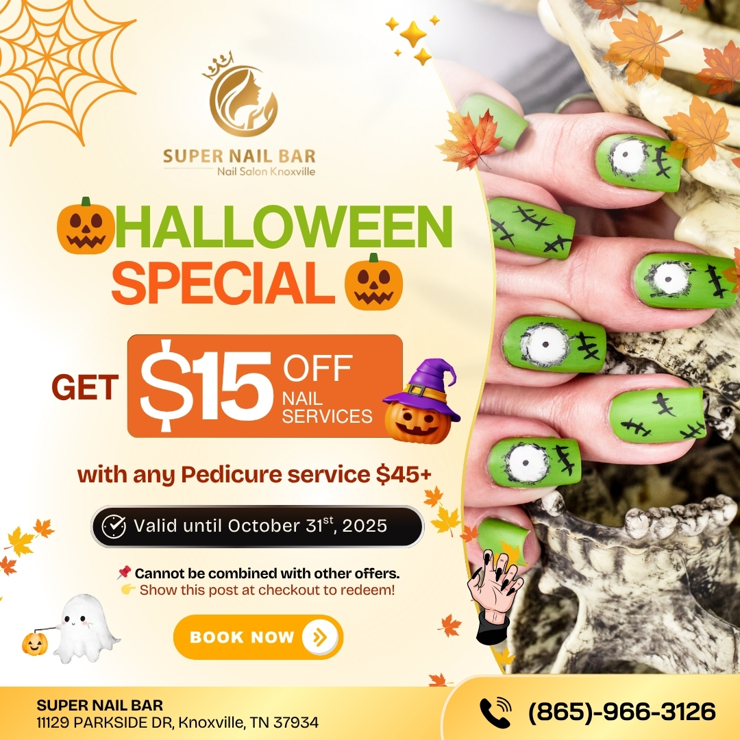 Halloween Nail Specials in Knoxville, TN | Super Nail Bar